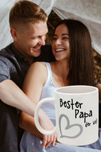 Laden Sie das Bild in den Galerie-Viewer, KAMACA Kaffeebecher Becher Lustige Tasse mit Spruch Sarkasmus witzig tolles Geschenk lieben Menschen Kollegen Büro Alltag (Bester Papa der Welt)