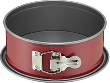 Laden Sie das Bild in den Galerie-Viewer, Original Kaiser Classic Plus Springform 20 cm mit Flachboden, Backform 20 cm rund, auslaufsicher, antihaftbeschichtet, rot