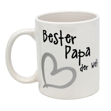 Laden Sie das Bild in den Galerie-Viewer, KAMACA Kaffeebecher Becher Lustige Tasse mit Spruch Sarkasmus witzig tolles Geschenk lieben Menschen Kollegen Büro Alltag (Bester Papa der Welt)