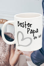 Laden Sie das Bild in den Galerie-Viewer, KAMACA Kaffeebecher Becher Lustige Tasse mit Spruch Sarkasmus witzig tolles Geschenk lieben Menschen Kollegen Büro Alltag (Bester Papa der Welt)