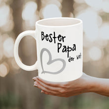 Laden Sie das Bild in den Galerie-Viewer, KAMACA Kaffeebecher Becher Lustige Tasse mit Spruch Sarkasmus witzig tolles Geschenk lieben Menschen Kollegen Büro Alltag (Bester Papa der Welt)