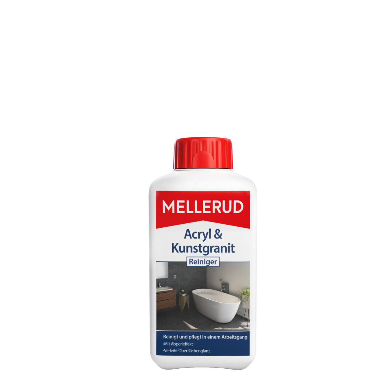 MELLERUD Acryl & Kunstgranit Reiniger | 1 x 0,5 l | Reinigungsmittel zum Entfernen von Ablagerungen auf Acryl-, Kunstgranit- und Anderen Oberflächen