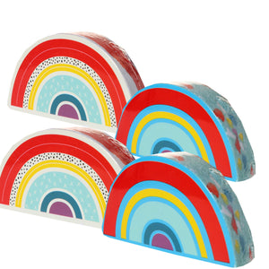 4er Set Magisches Handtuch RAINBOW für Kinder Zauberhandtuch Mitgebsel Geschenkidee Kindergeburtstag Geschenk Reisen