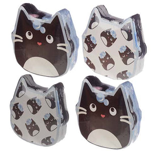 4er Set Magisches Handtuch KATZEN für Kinder Zauberhandtuch Mitgebsel Geschenkidee Kindergeburtstag Geschenk Reisen