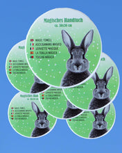 Laden Sie das Bild in den Galerie-Viewer, 6er Set Magisches Handtuch HASE Baumwolle Zaubertuch für Kinder Zauberhandtuch Mitgebsel Geschenkidee Kindergeburtstag Geschenk Ostern
