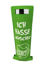 Laden Sie das Bild in den Galerie-Viewer, 4er Set Flaschentaschen Wein aus Filz Geschenktasche für Weinflaschen mit lustigem Spruch Geschenkverpackung Wein Geschenktasche für Weinflaschen (4er Set Filz Weihnachts-Muffel)
