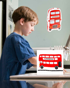 4er Set Magisches Handtuch LONDON für Kinder Zauberhandtuch Mitgebsel Geschenkidee Kindergeburtstag Geschenk Reisen