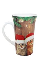 Laden Sie das Bild in den Galerie-Viewer, KAMACA XL Kaffeebecher Becher Tasse Weihnachtstasse für einen lieben Menschen tolles Geschenk Kollegen Büro Alltag Winter Weihnachten (Weihnachts - Katzen)
