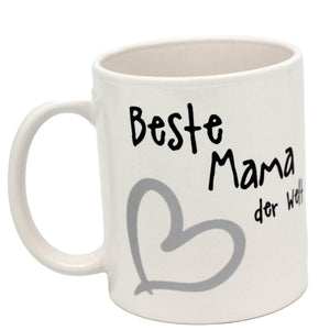 KAMACA Kaffeebecher Becher Lustige Tasse mit Spruch Sarkasmus witzig tolles Geschenk lieben Menschen Kollegen Büro Alltag (Beste Mama der Welt)