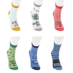 KAMACA 6er Set Paar Magische Socken Größe 36-40 mit Baumwolle Party Mitgebsel Geburtstag Magic Socks ( 6er Set Socken Sprüche)