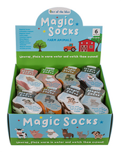 Laden Sie das Bild in den Galerie-Viewer, KAMACA 6er Set Paar Magische Socken für Kinder Kindersocken mit Baumwolle Party Mitgebsel Kindergeburtstag Magic Socks (6er Set Kindersocken Farmtiere)
