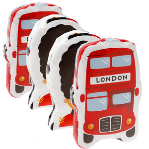 4er Set Magisches Handtuch LONDON für Kinder Zauberhandtuch Mitgebsel Geschenkidee Kindergeburtstag Geschenk Reisen