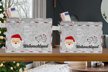 Laden Sie das Bild in den Galerie-Viewer, KAMACA 2er Set Geschenkbeutel für Geldgeschenke kleine Geschenke Präsente Geschenkverpackung Geld Gutschein Weihnachten (2er Set Filz Tasche Weihnachtspost)
