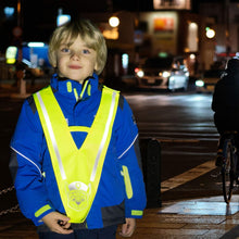 Laden Sie das Bild in den Galerie-Viewer, PAW PATROL Warnweste für Kinder in Dreiecksform mit angesagtem Motiv, Sicherheitskragen in neon-gelb mit Reflektoren zur besseren Sichtbarkeit im Straßenverkehr
