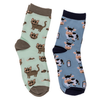 Laden Sie das Bild in den Galerie-Viewer, KAMACA 6er Set Paar Magische Socken für Kinder Kindersocken mit Baumwolle Party Mitgebsel Kindergeburtstag Magic Socks (6er Set Kindersocken Farmtiere)
