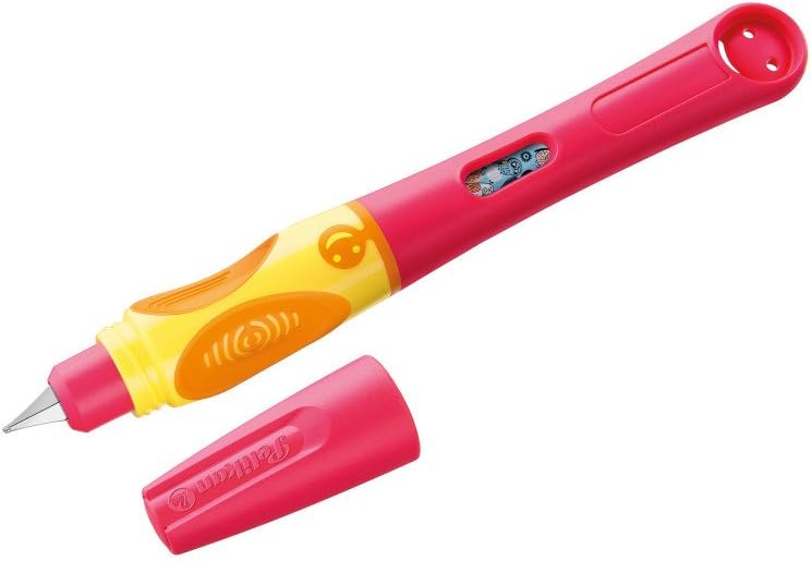 Pelikan 928028 Füllhalter griffix, Rot, für Linkshänder, mit Drehkappe