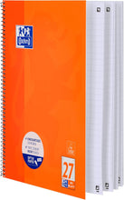 Laden Sie das Bild in den Galerie-Viewer, 5er Set OXFORD Schule Collegeblock A4 27 orange (220 x 295 mm), 80 Blatt, liniert Doppelrand, 90 g/m², 4fach gelocht
