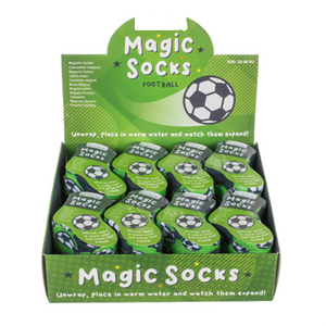 KAMACA 4er Set Paar Magische Socken für Kinder Kindersocken mit Baumwolle Party Mitgebsel Kindergeburtstag Magic Socks (4er Set Kindersocken Fussball)