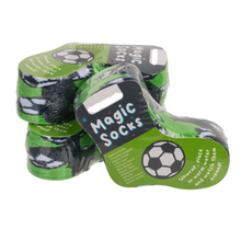 Laden Sie das Bild in den Galerie-Viewer, KAMACA 4er Set Paar Magische Socken für Kinder Kindersocken mit Baumwolle Party Mitgebsel Kindergeburtstag Magic Socks (4er Set Kindersocken Fussball)
