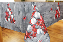 Laden Sie das Bild in den Galerie-Viewer, Tischdecke 130x160 cm RED STARS hochwertiges Druck-Motiv mit weihnachtlichen Motiven mit LOTUS EFFEKT FLECKSCHUTZ ein Schmuckstück zu Winter Advent Weihnachten
