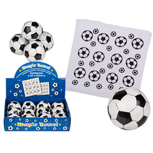 Laden Sie das Bild in den Galerie-Viewer, 6er Set Magisches Handtuch FUSSBALL für Kinder Zauberhandtuch Mitgebsel Geschenkidee Kindergeburtstag Geschenk Reisen
