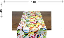 Laden Sie das Bild in den Galerie-Viewer, Tischläufer OSTEREIER Frühling Ostern 40x140 cm Oster Dekor Bunt Waschbar Küche Esstisch Tisch Dekoration
