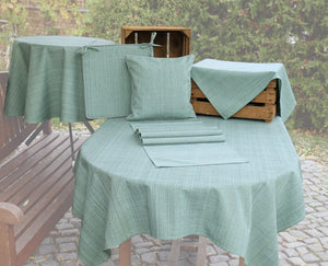 Outdoor Tischdecke 130x160 cm GARDEN Mint fleckabweisend witterungsbeständig