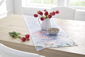 Tischläufer OSTERFREUDE 40x150 cm hochwertiges Druck-Motiv Eyecatcher Ostern Frühling